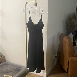 Elegant Black Slip Dress